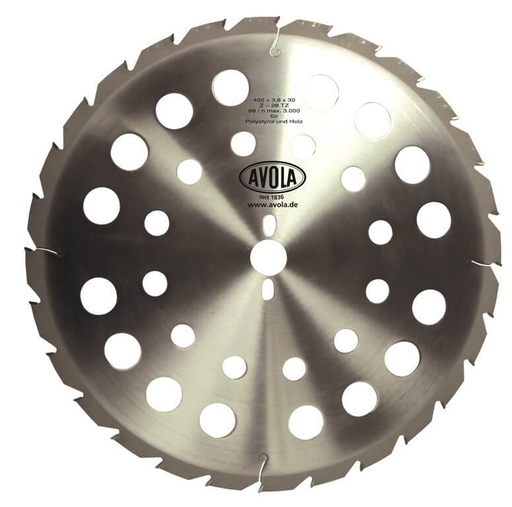 [8450303205] AVOLA Zaagblad ø450 mm, speciaal voor polystyreen en hout (450x4x30)