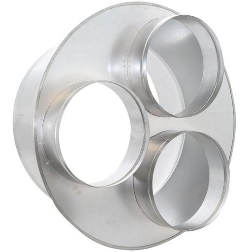 [5001200008] Verloopstuk 3x Ø˜305mm voor HEYLO K 120 en K 170